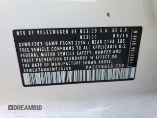 2015 Volkswagen Golf SportWagen TDI SE with VIN 3VWCA7AU9FM513206, listed as a Copart auction lot 72414564 with 110,840 mi miles and Salvage Title. Bid and sale history available at carsss.com. Image 12.