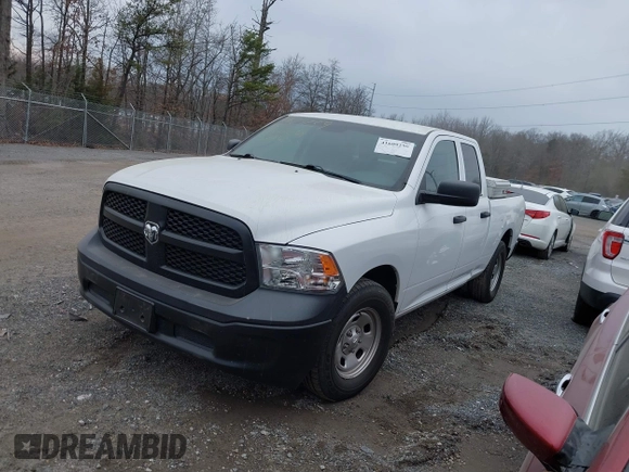 2019 Ram 1500 Classic Tradesman with VIN 1C6RR6FG1KS540606, listed as a IAAI auction lot 41609259 with 121,388 mi miles. Bid and sale history available at carsss.com. Image 17.