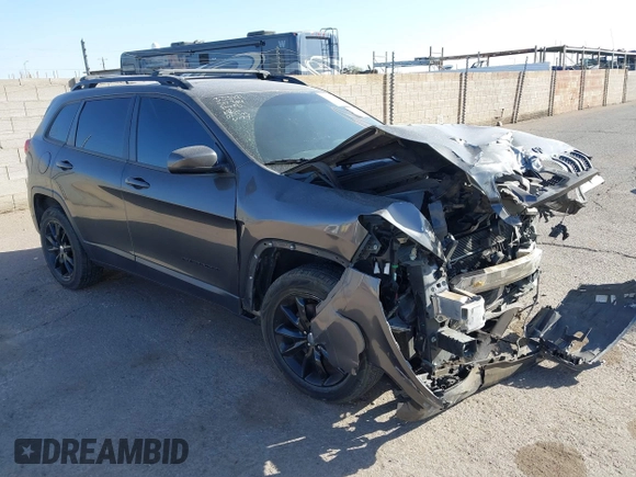2014 Jeep Cherokee Latitude with VIN 1C4PJMCBXEW317384, listed as a IAAI auction lot 41621635 with 180,971 mi miles and . Bid and sale history available at DreamBid. Image 1.
