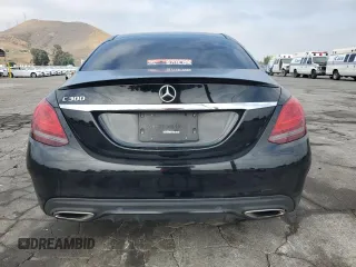 2020 Mercedes-Benz C 300 with VIN W1KWF8DBXLR592547, listed as a Copart auction lot 59551835 with 73,047 mi miles and Salvage title. Bid and sale history available at DreamBid. Image 6.