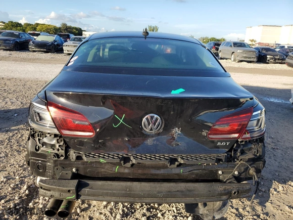 2013 Volkswagen CC Lux with VIN WVWRN7AN0DE519991, listed as a Copart auction lot 84493504 with 116,969 mi miles and Salvage Title. Bid and sale history available at carsss.com. Image 6.