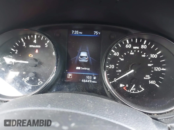 2021 Nissan Rogue S z VIN JN1BJ1AW4MW448133, wystawiony jako IAAI lot #42286812 z przebiegiem 46 449 mil mil oraz . Historia ofert i sprzedaży dostępna na DreamBid. Obrazek 7.
