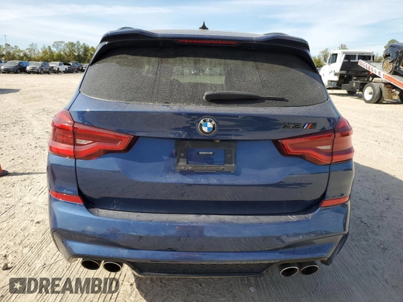 2020 BMW X3 M Competition with VIN 5YMTS0C06L9B67220, listed as a Copart auction lot 82880984 with 39,770 mi miles and Salvage Title. Bid and sale history available at carsss.com. Image 6.