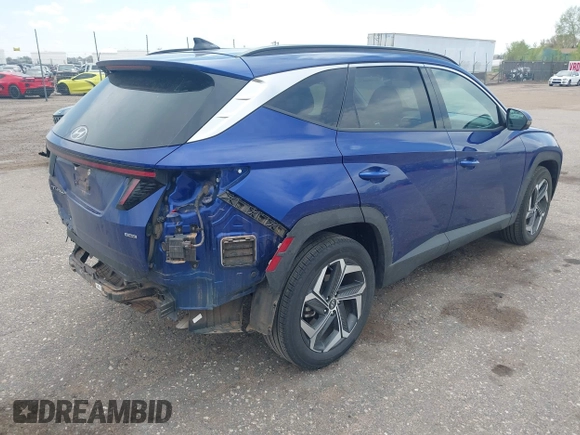 2024 Hyundai Tucson Limited with VIN 5NMJECDE0RH358175, listed as a IAAI auction lot 42100372 with 28,231 mi miles. Bid and sale history available at carsss.com. Image 4.