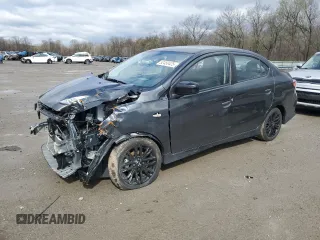 2024 Mitsubishi Mirage G4 ES with VIN ML32FUFJXRHF12013, listed as a Copart auction lot 52450425 with 1,073 mi miles and Salvage Title. Bid and sale history available at carsss.com. Image 1.