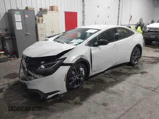 2024 Toyota Prius LE with VIN JTDADABUXR3017902, listed as a IAAI auction lot 41160409 with 4,387 mi miles. Bid and sale history available at carsss.com. Image 2.