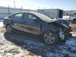 2022 Kia Forte LXS with VIN 3KPF24AD4NE428908, listed as a Copart auction lot 45915795 with 21,107 mi miles and Salvage Title. Bid and sale history available at carsss.com. Image 4.