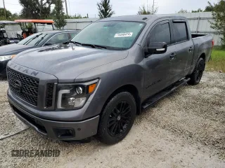 2019 Nissan Titan SV with VIN 1N6AA1E67KN516380, listed as a Copart auction lot 74446474 with 82,326 mi miles and Non repairable. Bid and sale history available at DreamBid. Image 1.