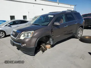 2008 GMC Acadia SLT2 z VIN 1GKEV337X8J203893, wystawiony jako Copart lot #68108454 z przebiegiem 254 651 mil mil oraz Szkoda całkowita • Salvage title. Historia ofert i sprzedaży dostępna na DreamBid. Obrazek 1.