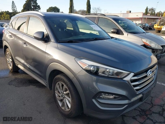 2017 Hyundai Tucson SE Plus with VIN KM8J33A47HU396149, listed as a IAAI auction lot 41391186 with 58,192 mi miles. Bid and sale history available at carsss.com. Image 1.