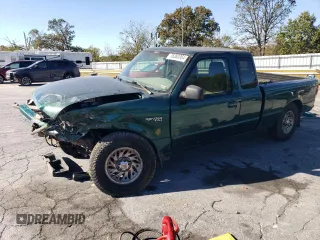 1999 Ford Ranger XLT with VIN 1FTYR14X1XPA61459, listed as a Copart auction lot 76380064 with 292,940 mi miles and Salvage Title. Bid and sale history available at carsss.com. Image 1.