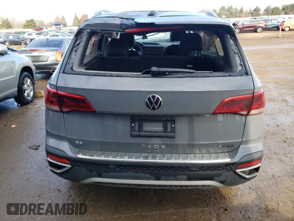 2023 Volkswagen Taos SE z VIN 3VVNX7B2XPM342198, wystawiony jako Copart lot #83574244 z przebiegiem 18 732 mil mil oraz Szkoda całkowita • Salvage title. Historia ofert i sprzedaży dostępna na DreamBid. Obrazek 6.
