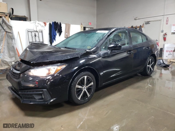 2020 Subaru Impreza Premium with VIN 4S3GKAD66L3605351, listed as a Copart auction lot 85943494 with 33,207 mi miles and Salvage Title. Bid and sale history available at carsss.com. Image 1.
