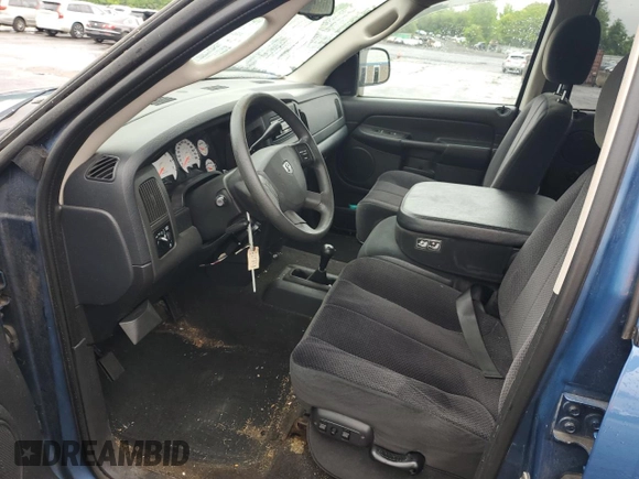2005 Dodge 1500 SLT z VIN 1D7HU18DX5S291791, wystawiony jako Copart lot #58835875 z przebiegiem 107 943 mil mil oraz Szkoda całkowita • Salvage title. Historia ofert i sprzedaży dostępna na DreamBid. Obrazek 7.