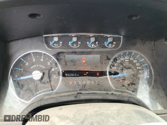 2013 Ford F-150 XL with VIN 1FTFW1ET4DKE80958, listed as a Copart auction lot 55537585 with 232,290 mi miles and Clean Title. Bid and sale history available at DreamBid. Image 9.