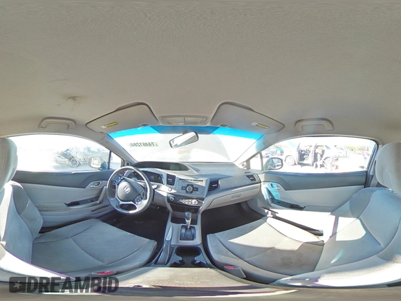 2012 Honda Civic Cpe LX with VIN 2HGFG3B52CH565934, listed as a Copart auction lot 74461284 with 259,290 mi miles and Salvage Title. Bid and sale history available at carsss.com. Image 13.