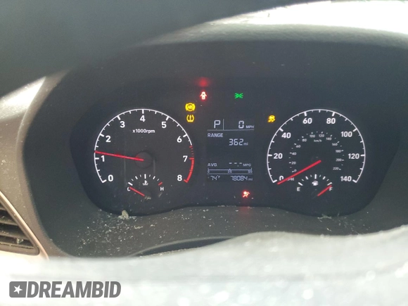 2018 Hyundai Accent SE z VIN 3KPC24A37JE029298, wystawiony jako Copart lot #57324535 z przebiegiem 78 084 mil mil oraz Szkoda całkowita • Salvage title. Historia ofert i sprzedaży dostępna na DreamBid. Obrazek 9.
