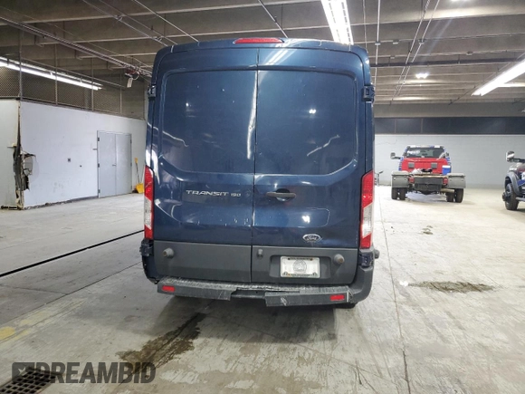 2017 Ford Transit with VIN 1FTYE2CMXHKA33800, listed as a Copart auction lot 60931935 with 234,935 mi miles and Salvage title. Bid and sale history available at DreamBid. Image 6.
