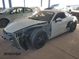 2014 Porsche Cayman S with VIN WP0AB2A83EK191178, listed as a Copart auction lot 85554864 with 31,578 mi miles and Salvage Title. Bid and sale history available at DreamBid. Image 1.