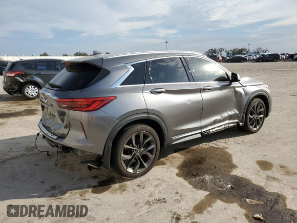 2019 Infiniti QX50 LUXE with VIN 3PCAJ5M16KF117863, listed as a Copart auction lot 37805623 with 37,853 mi miles. Bid and sale history available at carsss.com. Image 3.