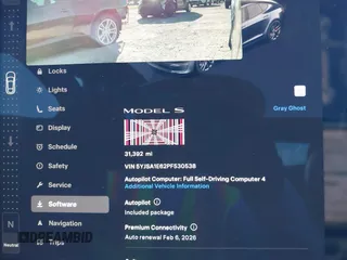 2023 Tesla Model S Plaid с VIN 5YJSA1E62PF530538, выставлен на аукционе IAAI как лот 41553415 с пробегом 31 392 миль миль и . История ставок и продаж доступна на DreamBid. Изображение 7.