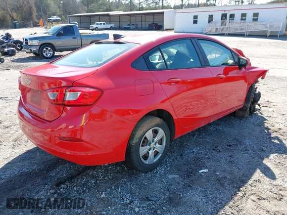 2018 Chevrolet Cruze LS with VIN 1G1BC5SM1J7221878, listed as a IAAI auction lot 41786859 with 90,000 mi miles and . Bid and sale history available at DreamBid. Image 4.
