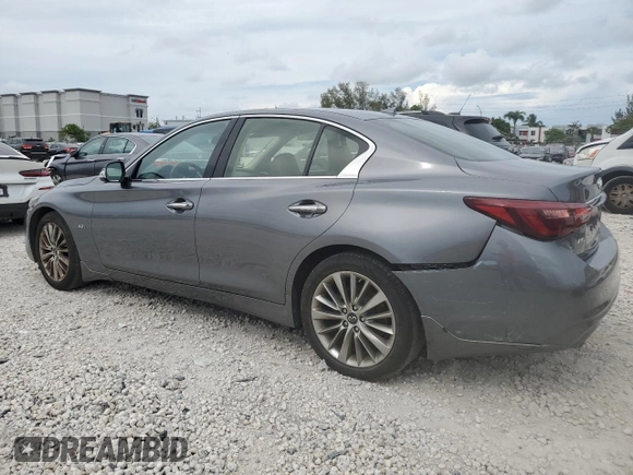 2019 Infiniti Q50 Luxe с VIN JN1EV7ARXKM552889, выставлен на аукционе Copart как лот 60649415 с пробегом 58 128 миль миль и Списание • Salvage title. История ставок и продаж доступна на DreamBid. Изображение 2.