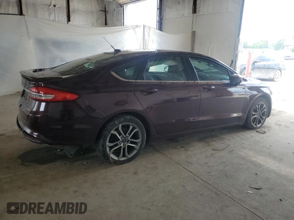 2017 Ford Fusion SE with VIN 3FA6P0HD8HR166832, listed as a Copart auction lot 56408535 with 89,503 mi miles and Salvage title. Bid and sale history available at DreamBid. Image 3.