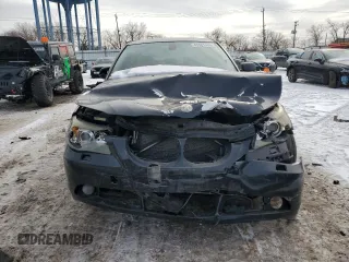 2007 BMW 5 Series 530xi with VIN WBANF73517CU25107, listed as a Copart auction lot 45581435 with 249,612 mi miles and Salvage Title. Bid and sale history available at carsss.com. Image 5.