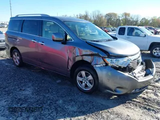 2017 Nissan Quest SV with VIN JN8AE2KP9H9165133, listed as a IAAI auction lot 41789379 with 131,063 mi miles. Bid and sale history available at carsss.com. Image 1.