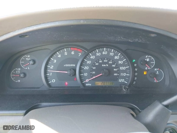 2005 Toyota Tundra SR5 with VIN 5TBET341X5S469398, listed as a IAAI auction lot 41944602 with 207,738 mi miles. Bid and sale history available at carsss.com. Image 7.