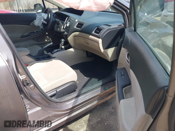 2013 Honda Civic LX with VIN 19XFB2F56DE291491, listed as a IAAI auction lot 41947866 with Not Provided miles and . Bid and sale history available at DreamBid. Image 5.