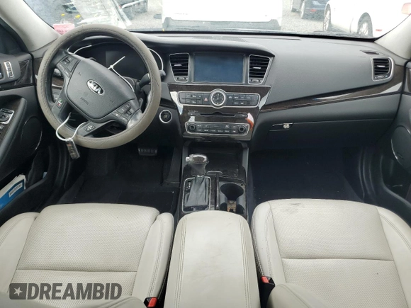 2014 Kia Cadenza Limited with VIN KNALN4D74E5141092, listed as a Copart auction lot 73881314 with 0 mi miles and Salvage Title. Bid and sale history available at carsss.com. Image 8.