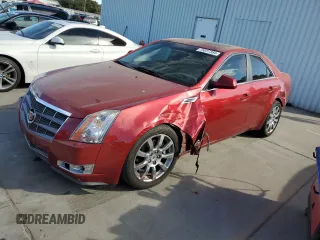 2009 Cadillac CTS RWD w/1SB with VIN 1G6DV57V390104693, listed as a Copart auction lot 75037354 with 148,191 mi miles and Salvage Title. Bid and sale history available at carsss.com. Image 1.