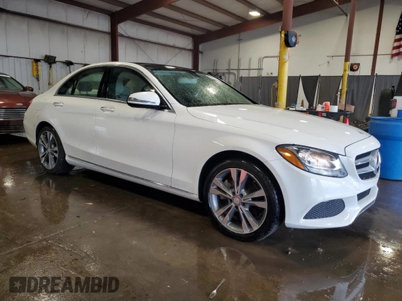 2016 Mercedes-Benz C 300 Luxury with VIN 55SWF4KB4GU168958, listed as a Copart auction lot 55852505 with 148,593 mi miles and Salvage Title. Bid and sale history available at DreamBid. Image 4.