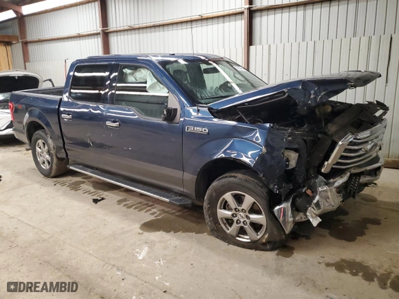 2016 Ford F-150 XLT with VIN 1FTEW1EF9GFA84060, listed as a Copart auction lot 52157755 with 163,177 mi miles and Salvage Title. Bid and sale history available at carsss.com. Image 4.