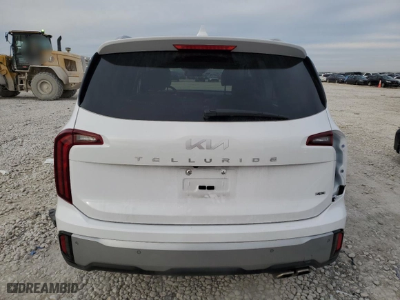 2024 Kia Telluride S with VIN 5XYP6DGC7RG412749, listed as a Copart auction lot 87275414 with 16,975 mi miles and Salvage Title. Bid and sale history available at carsss.com. Image 6.