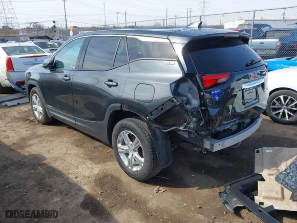 2018 GMC Terrain SLE with VIN 3GKALMEV8JL353022, listed as a IAAI auction lot 41685238 with 106,791 mi miles. Bid and sale history available at carsss.com. Image 3.