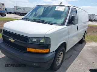 2018 Chevrolet Express Cargo with VIN 1GCWGAFP0J1342902, listed as a IAAI auction lot 42055292 with 98,297 mi miles and . Bid and sale history available at DreamBid. Image 17.