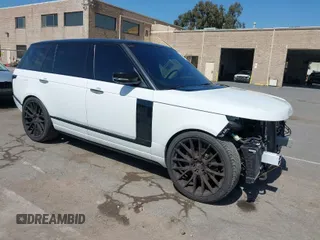 2016 Land Rover Range Rover with VIN SALGV3EF1GA289868, listed as a IAAI auction lot 42008075 with 79,472 mi miles and . Bid and sale history available at DreamBid. Image 1.