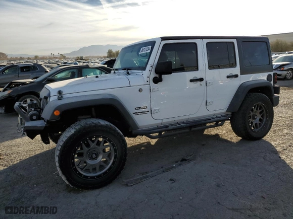 2012 Jeep Wrangler Unlimited Sport with VIN 1C4HJWDGXCL268227, listed as a Copart auction lot 86121234 with 137,585 mi miles and Salvage Title. Bid and sale history available at carsss.com. Image 1.
