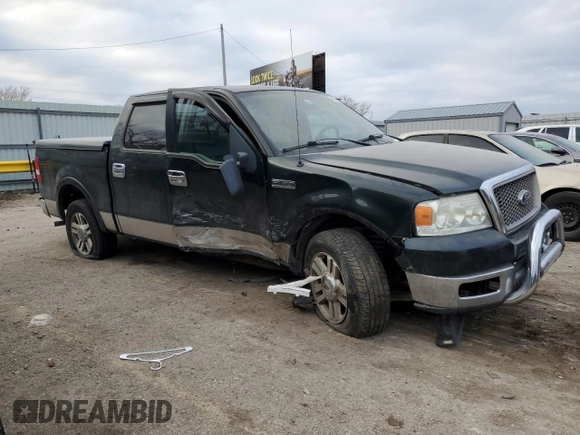 2005 Ford F-150 XLT with VIN 1FTPW12595KE80238, listed as a Copart auction lot 44429055 with 158,955 mi miles and Salvage Title. Bid and sale history available at carsss.com. Image 4.