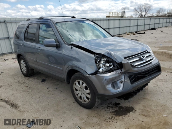 2005 Honda CR-V EX SE with VIN JHLRD78915C052429, listed as a Copart auction lot 51222935 with 260,125 mi miles and Salvage Title. Bid and sale history available at DreamBid. Image 4.