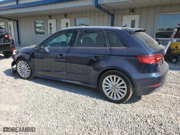 2017 Audi A3 Sportback e-tron Premium with VIN WAUUPBFF9HA077411, listed as a Copart auction lot 58949384 with 79,909 mi miles and Salvage Title. Bid and sale history available at carsss.com. Image 2.
