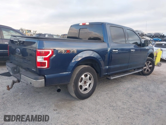 2018 Ford F-150 XL with VIN 1FTEW1EG8JFE43110, listed as a IAAI auction lot 41079835 with 118,188 mi miles. Bid and sale history available at carsss.com. Image 4.