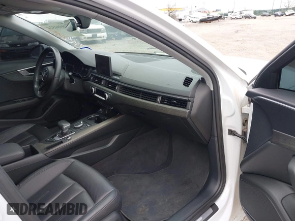 2019 Audi A4 Premium with VIN WAUGMAF48KA061335, listed as a IAAI auction lot 41275476 with 82,853 mi miles and . Bid and sale history available at DreamBid. Image 5.