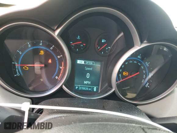 2014 Chevrolet Cruze LS with VIN 1G1PA5SH5E7235982, listed as a Copart auction lot 88424515 with 78,826 mi miles and Salvage Title. Bid and sale history available at carsss.com. Image 9.