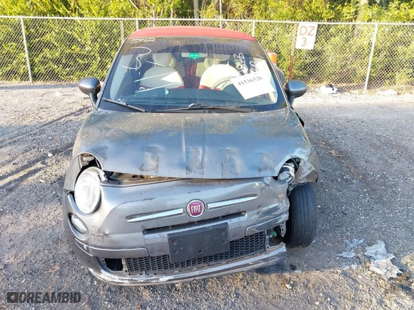 2012 FIAT 500 Pop with VIN 3C3CFFDR2CT360843, listed as a IAAI auction lot 41536526 with 138,555 mi miles. Bid and sale history available at carsss.com. Image 6.