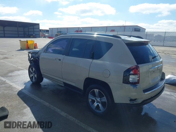 2017 Jeep Compass High Altitude with VIN 1C4NJCEB0HD200251, listed as a IAAI auction lot 41794163 with 141,419 mi miles and . Bid and sale history available at DreamBid. Image 3.