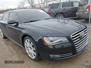 2014 Audi A8 3.0T z VIN WAURGAFD5EN004118, wystawiony jako IAAI lot #41919506 z przebiegiem 182 382 mil mil oraz . Historia ofert i sprzedaży dostępna na DreamBid. Obrazek 1.